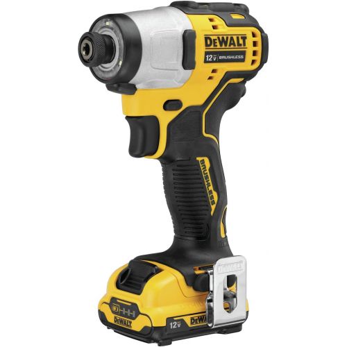  [아마존베스트]DEWALT XTREME 12V MAX Impact Driver Kit, 1/4-Inch (DCF801F2)