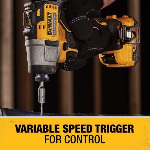  [아마존베스트]DEWALT XTREME 12V MAX Impact Driver Kit, 1/4-Inch (DCF801F2)