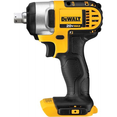  [아마존베스트]DEWALT 20V MAX Cordless Impact Wrench with Detent Pin, 1/2-Inch, Tool Only (DCF880B)