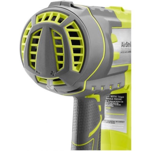  [아마존베스트]DEWALT Ryobi 18V One+ Airstrike 16-Gauge 3/4-2-1/2 Cordless Finish Nailer P325 - Battery & Charger Included