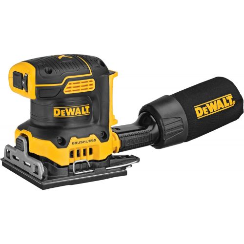  [아마존베스트]DEWALT 20V MAX XR Palm Sander, Sheet, Variable Speed, 1/4-Inch, Tool Only (DCW200B)