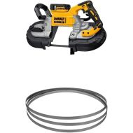 [아마존베스트]DEWALT DCS374P2 20V Max Deep Cut Band Saw Kit with DEWALT DW3982 .020-by-44-7/8-Inch 14 TPI Portable Band Saw Blade, 3-Pack