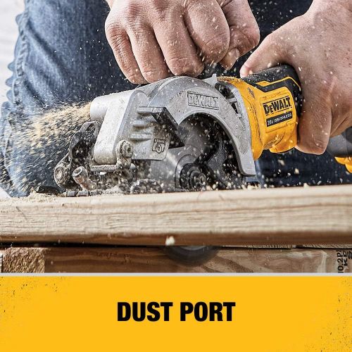  [아마존베스트]DEWALT ATOMIC 20V MAX Circular Saw Kit, 4-1/2-Inch (DCS571P1)