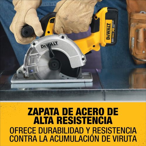  [아마존베스트]DEWALT 20V MAX 5-1/2-Inch Circular Saw, Metal Cutting, Tool Only (DCS373B)