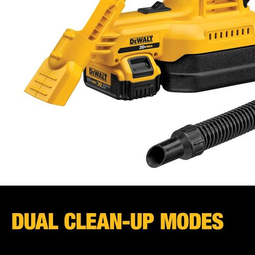  [아마존베스트]DEWALT 20V MAX Cordless Vacuum Kit, Wet/Dry, Portable, 1/2-Gallon (DCV517M1)