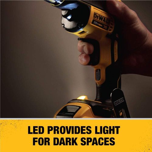  [아마존베스트]DEWALT 20V MAX XR Drywall Screw Gun Kit, Brushless (DCF620D2)