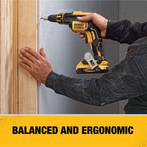  [아마존베스트]DEWALT 20V MAX XR Drywall Screw Gun Kit, Brushless (DCF620D2)