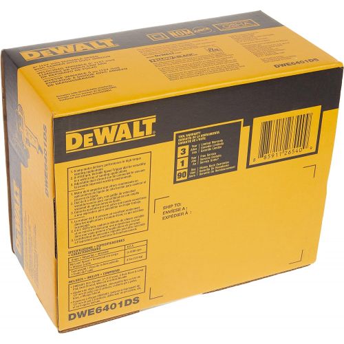  DEWALT Rotary Sander, Variable Speed, Dust Shroud, 5-Inch (DWE6401DS)