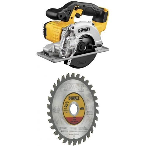  DEWALT DCS373B 20V Max Lithium Ion Metal Cutting Circular Saw (Tool Only) with DEWALT DWA7770 5-1/2-Inch Metal Cutting Blade