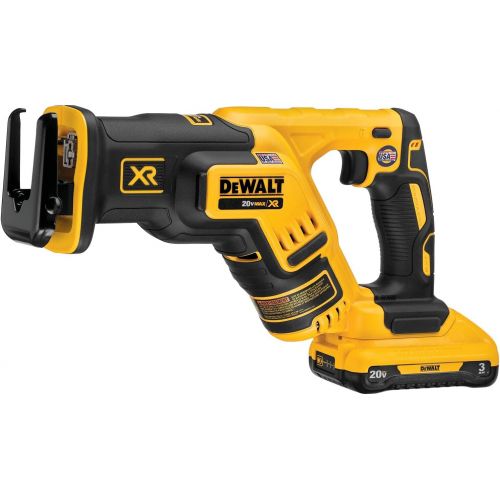  DEWALT DCS367L1 20V MAX* XR Brushless Cordless Compact Reciprocating Saw Kit (3.0 AH)