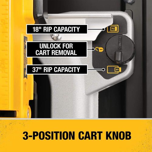  DEWALT Wet Tile Saw, High Capacity, 10-Inch (D36000)