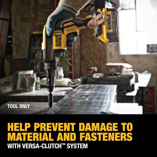  DEWALT DCF622B 20V MAX* XR Versa-ClutchTM Adjustable Torque Screwgun (Tool Only)