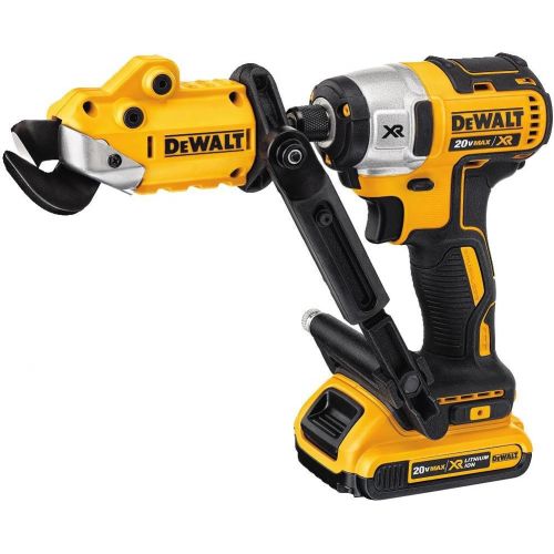  DEWALT Metal Shears Attachment, Impact Ready (DWASHRIR) & Crescent Wiss 12 Folding Tool - WF12