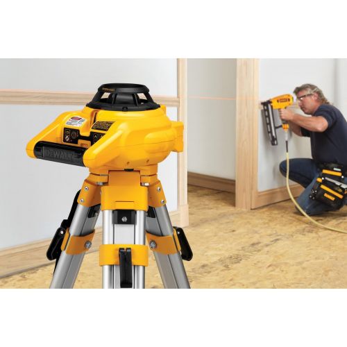  DEWALT Rotary Laser Level Kit, Indoor/Outdoor Survey Laser Transit (DW074KD)