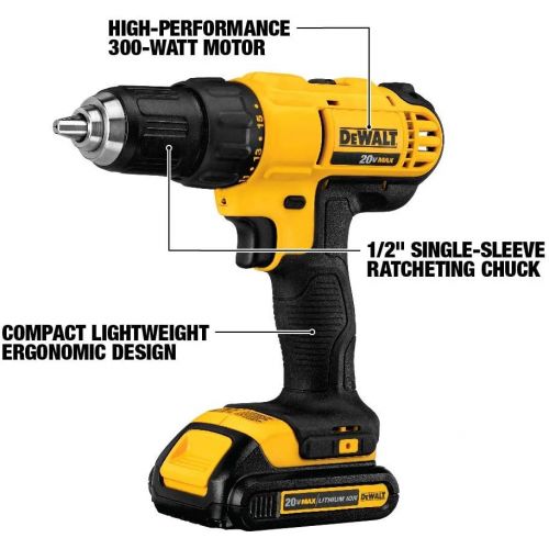  DEWALT 20V (DCK940D2) Max Cordless Drill Combo Kit, 9-Tool & 20V MAX XR 20V Battery, 5.0-Ah, 2-Pack (DCB205-2)