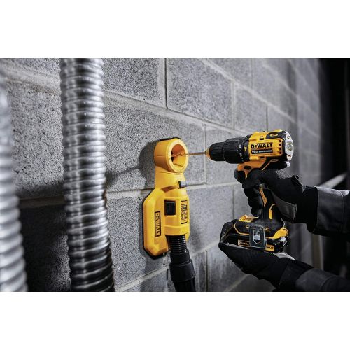  DEWALT ATOMIC 20V MAX* Hammer Drill, Cordless, Compact, 1/2-Inch, 2 Batteries (DCD709C2)