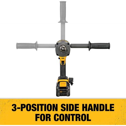  DEWALT 60V MAX Cordless Drill For Concrete Mixing, E-Clutch System, Tool Only (DCD130B)