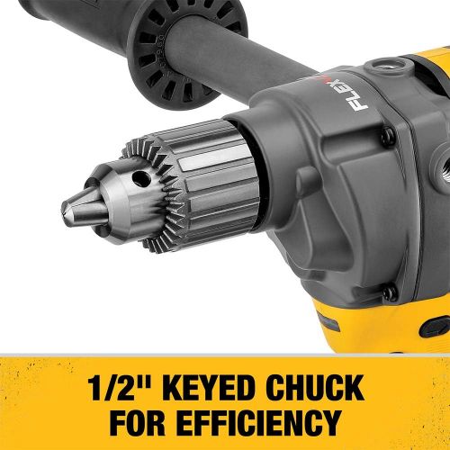  DEWALT 60V MAX Cordless Drill For Concrete Mixing, E-Clutch System, Tool Only (DCD130B)