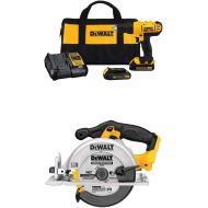 DEWALT 20V Max Cordless Drill / Driver Kit, Compact, 1/2-Inch with Titanium Drill Bit Set, Pilot Point, 21-Piece (DCD771C2 & DW1361)