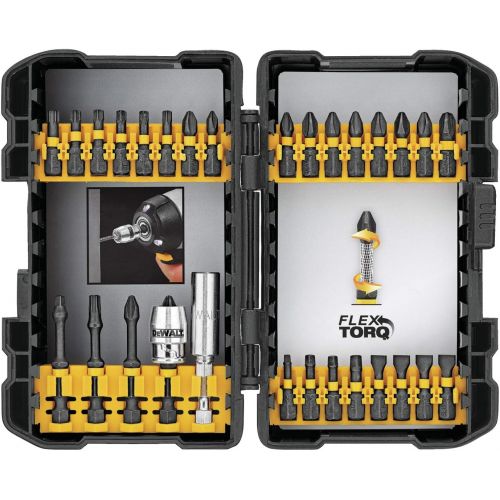  DEWALT 20V MAX Cordless Drill/Driver Kit with Screwdriver/Drill Bit Set, 100-Piece (DCD771C2 & DWA2FTS100)