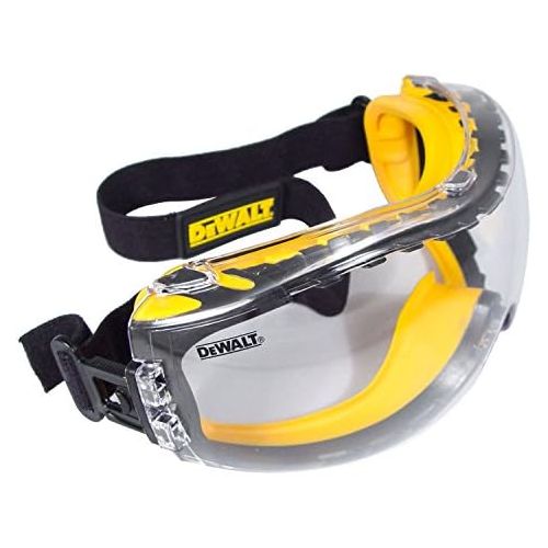  [무료배송]DEWALT DPG82-11C Concealer Clear Anti-Fog Dual Mold Safety Goggle, Clear Lens, 1 Pair