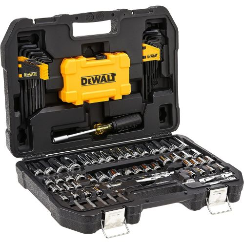  [무료배송]dewalt 기계 공구 키트 및 소켓 세트, 108 -피스(187mt73801)