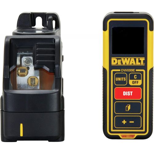  DEWALT TSTAK Laser Level & Laser Measure Tool Kit, Cross Line (DW0889CG)