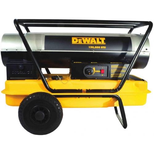  Dewalt Heavy Duty 190000 BTU Forced Air Kerosene Portable Work Job Site Heater