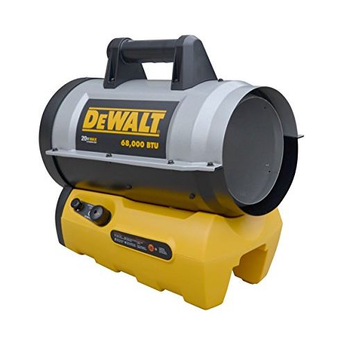  DeWALT DXH70CFAV 68,000 BTU Cordless Forced Air Propane Heater