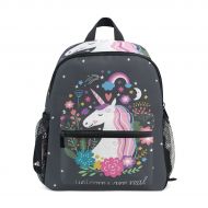 DEYYA Lightweight Unicorn School Backpack Book Bag for Girls Teens Kids