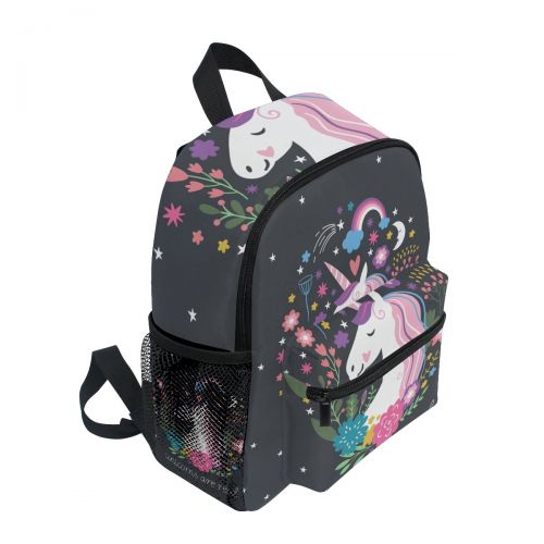  DEYYA Lightweight Unicorn School Backpack Book Bag for Girls Teens Kids