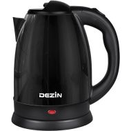 DEZIN Electric Kettle Upgraded, BPA Free 2L Stainless Steel Tea Kettle, Fast Boil Water Warmer with Auto Shut Off and Boil Dry Protection Tech for Coffee, Tea, Beverages, Black