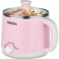 [아마존베스트]Dezin Electric Hot Pot, Rapid Noodles Cooker, Stainless Steel Mini Pot 1.6 Liter, Perfect for Ramen, Egg, Pasta, Dumpling, Soup, Porridge, Oatmeal with Temperature Control and Keep