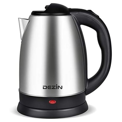  [아마존베스트]Dezin Electric Kettle Upgraded, 2L Stainless Steel Cordless Tea Kettle, Fast Boil Water Warmer with Auto Shut Off and Boil Dry Protection Tech for Coffee, Tea, Beverages