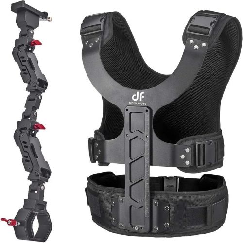  DF DIGITALFOTO Thanos 4.5-11 lbs Universal Video Camera Gimbal Support Vest Arm Stabilizer System Compatible with Ronin S DJI RS2/RSC2, Zhiyun Crane 2 Moza Air 2 Feiyu AK2000 etc