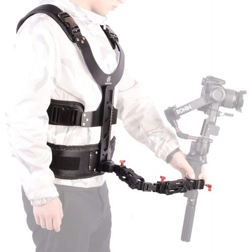  DF DIGITALFOTO Thanos 4.5-11 lbs Universal Video Camera Gimbal Support Vest Arm Stabilizer System Compatible with Ronin S DJI RS2/RSC2, Zhiyun Crane 2 Moza Air 2 Feiyu AK2000 etc