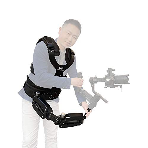  DF DIGITALFOTO Thanos Pro Video Camera Gimbal Support Vest Stabilizer System with Adapter Arm 5.5-26 lbs Compatible with ZHIYUN Crane 3S Gimbal