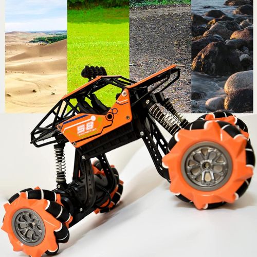  DFERGX Remote Control Car, 1:16 Drift RC Cars 360° Rotating 4WD 2.4Ghz Control Monster Truck for Kids All Terrains Crawler RC Vehicle Rechargeable Batterise for Boys Kids
