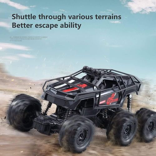  DFERGX RC Car High Speed Remote Control Car 2.4GHz 6WD RC Truck Remote Control Racing Toy Vehicle Fast Hobby Car for Kids 3-12 Years Old Birthday Gift