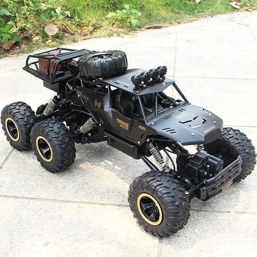  DFERGX RC Cars Remote Control Car Off Road Monster Truck for Boy Adult Gifts,2.4Ghz All Terrain Hobby Car with,4WD 6x6 Independent Suspension RC Car, Rock Crawler