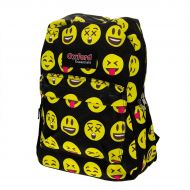 DG Home Goods Kids Oxford Essentials Emoji 15” Backpack Emoticon Faces Bag For School Camping