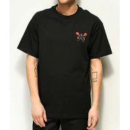 DGK Growth Embroidered Rose Black T-Shirt