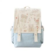 Kawaii Backpack Canvas Cute Polka Dot Bow Lace Bookbags Schoolbag Satchel School College Bag Rucksack by DGQ for Girls Women …