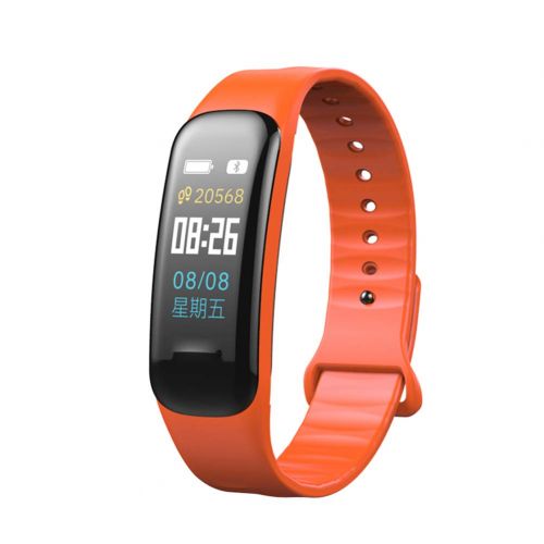  DGRTUY Smart-Watch-Farbbildschirm Blutdruck- / Herzfrequenzueberwachung Smart Armband Fitness Tracker wasserdichtes Armband