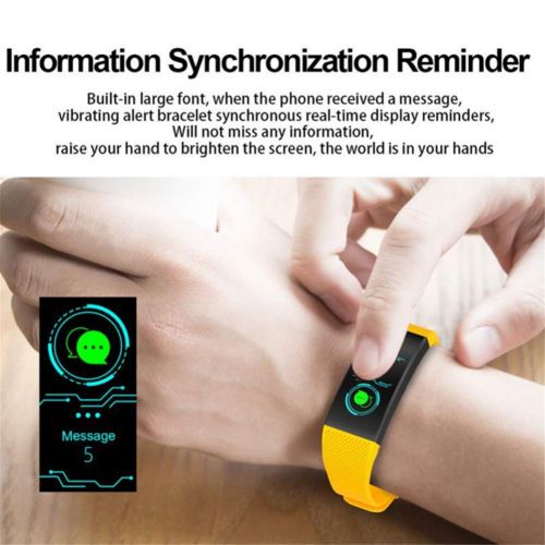  DGRTUY Smart Armband Sport Fitness Aktivitat Herzfrequenz Smart Armband Blutdruckueberwachung Smart Armband