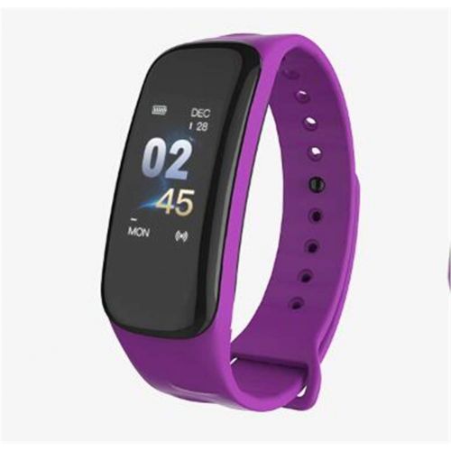  DGRTUY Smart Armband Farbbildschirm Blutdruck Fitness Tracker Pulsmesser Smart Armband Bewegung fuer Android IOS
