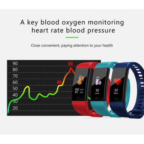  DGRTUY Smart guertel blutdruck herzfrequenz Tracker Fitness Bluetooth smart Armband wasserdicht smart Armband Gesundheit Uhr manner