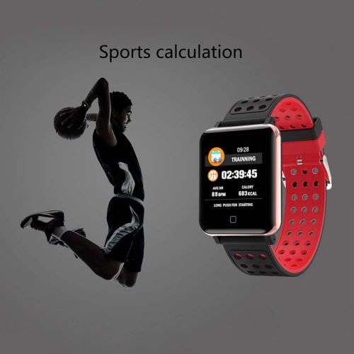  DGRTUY Fitness Tracker Blutdruck Anruf Erinnerung Schlaf Monitor Smart Armband