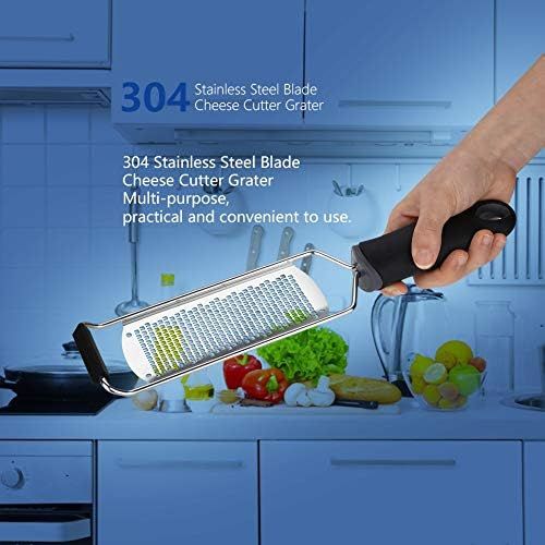  [아마존베스트]DGTRHTED Cheese Grater - Stainless Steel Blade Lemon Zester & Cheese Grater Fruit Chocolate Ginger Kitchen Appliances