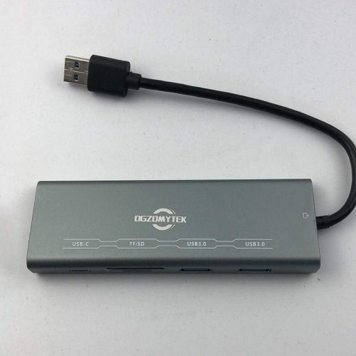 제네릭 Generic Type-C Docking Station MacBook Charging Model USB3.0+TF+SD Card Slot Expansion Splitter HUB (Grey)